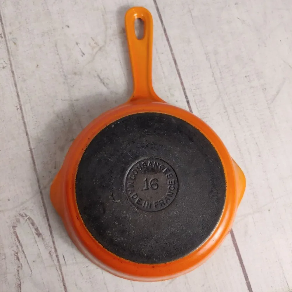 VINTAGE - Cousances Le Creuset #16 Orange Flame 6